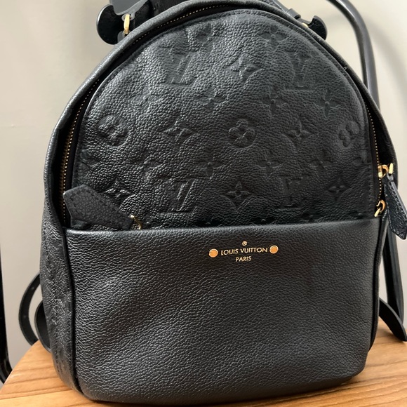 Louis Vuitton Sorbonne Black embossed backpack - Picture 2 of 7